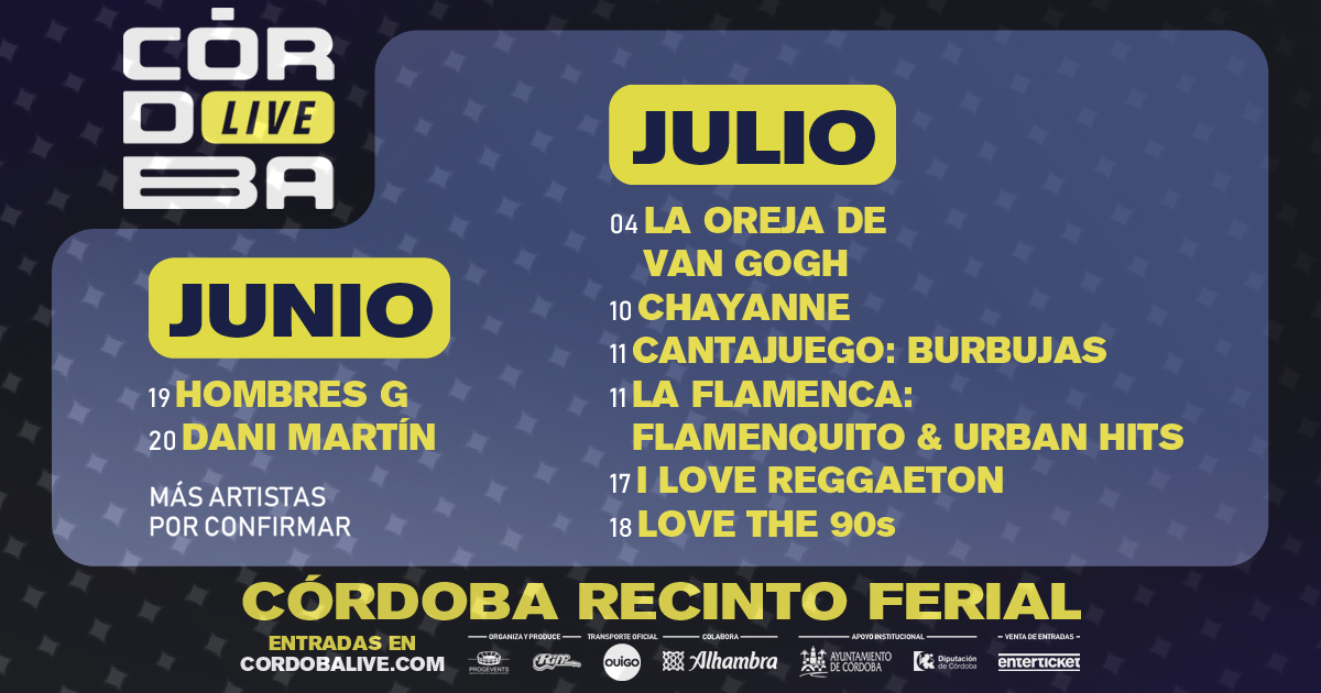 Cordoba Live Programación 2026